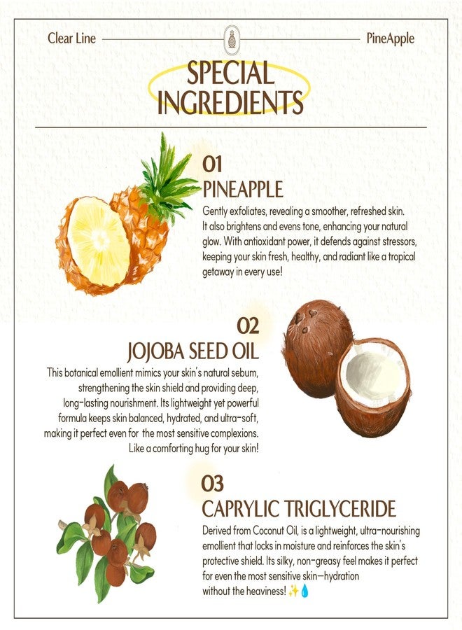 ميجوهارا قناع الوجه MIGUHARA Pineapple Refining Glow Peel-Off Mask Pack، قناع للوجه بخلاصة الأناناس وزيت بذور الجوجوبا لترطيب البشرة وإضفاء مظهر متألق وبشرة زجاجية كورية - بشرة ناعمة ومشرقة (60 مل/2.02 أونصة سائلة). - Image 4